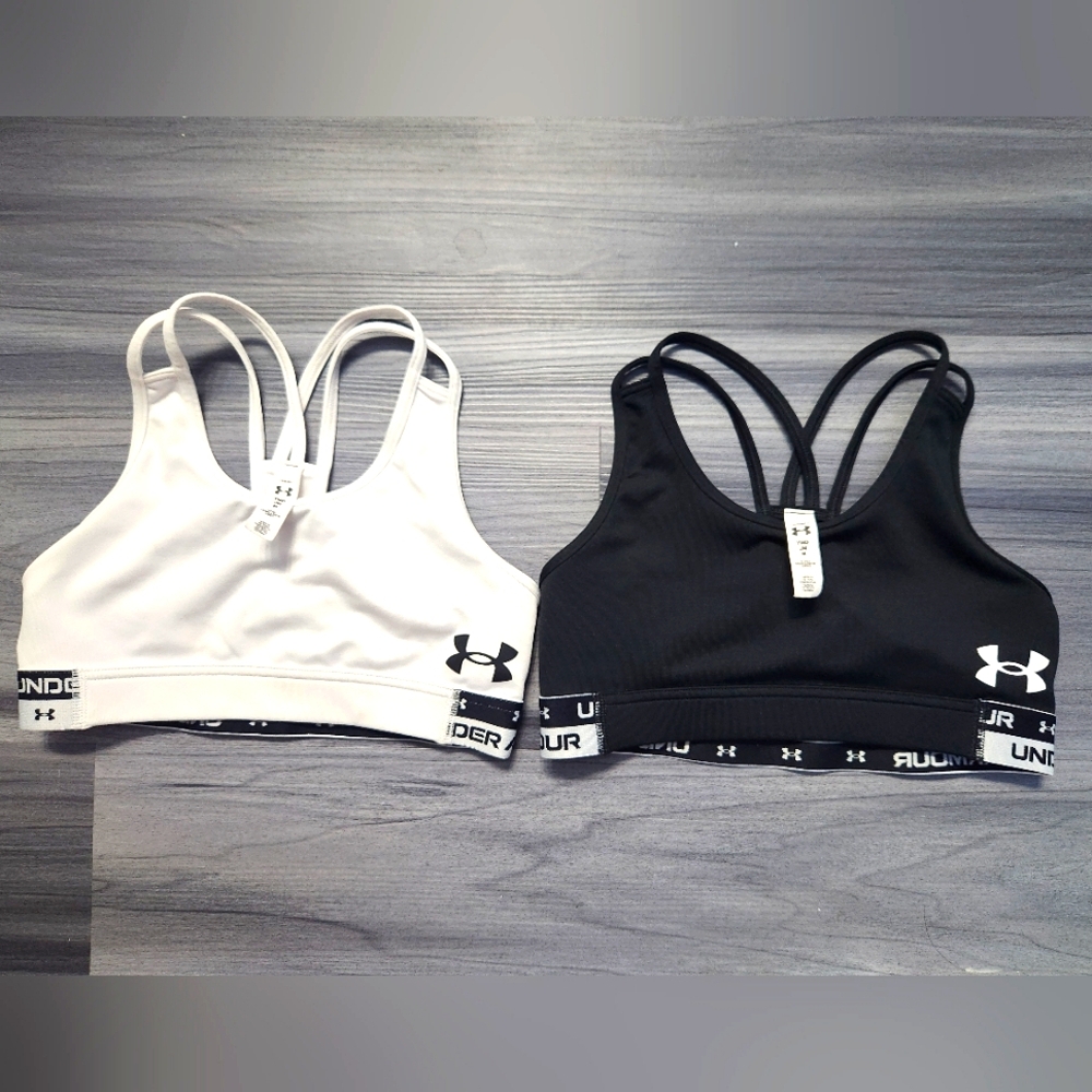 Under Armour Youth Medium Athletic Sports Bra Lot of 2